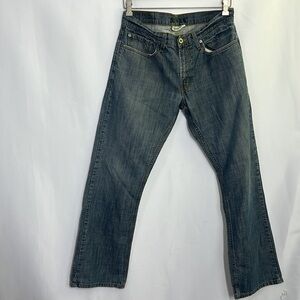 Men's Gray Jeans 514 slim straight deisel wash comfy soft denim MID RISE 90s